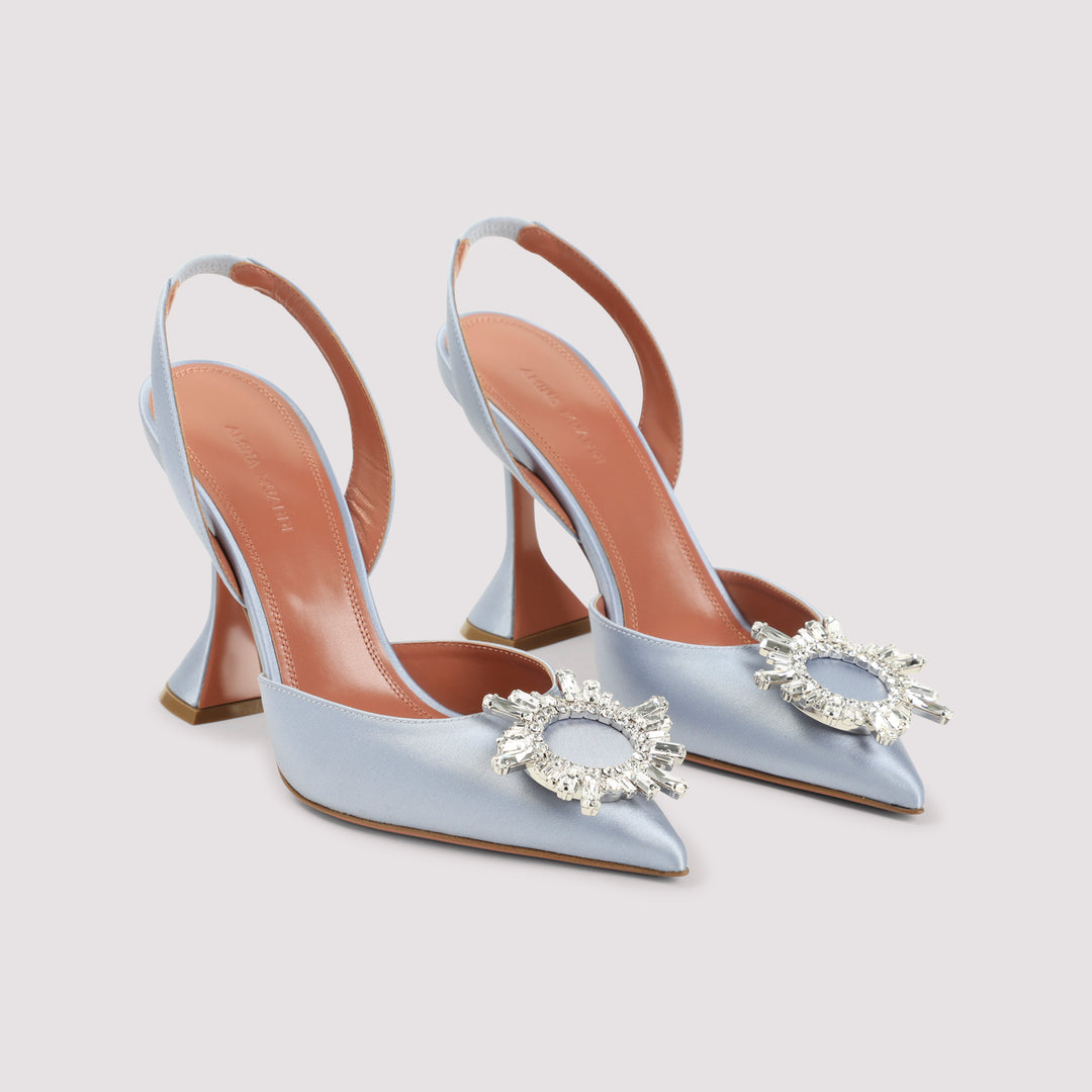 Amina Muaddi Mules - Blu | e2762aaf5a4b125ee34423381f1eb5628861e5ba