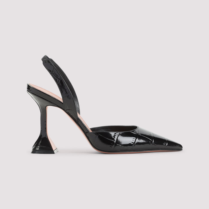 Amina Muaddi Mules - Nero | 842473e1229e639bd097aae8d509174683fa846b