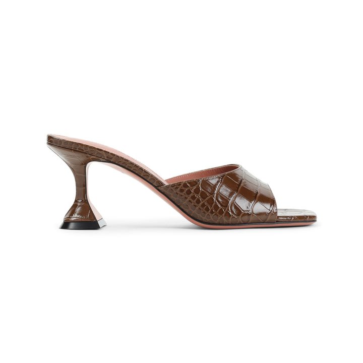 Amina Muaddi Mules - Marrone | 18079ce6cfc8b86298fc52067370a4cdc7d9cf6e