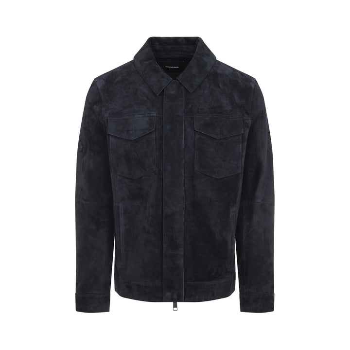 Yves Salomon Leather - Blu | c4170cd1a7e86dcb711aed715f9bbf05bfdaaee2