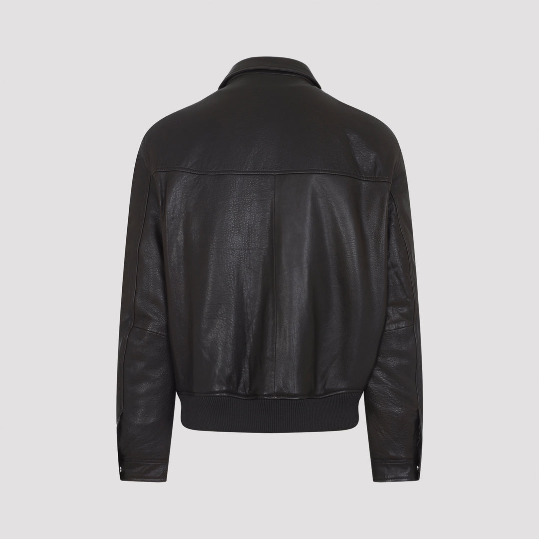 Yves Salomon Leather - Marrone | 2a8b099deab7df9d14765a18b42c7fc52e704fd8