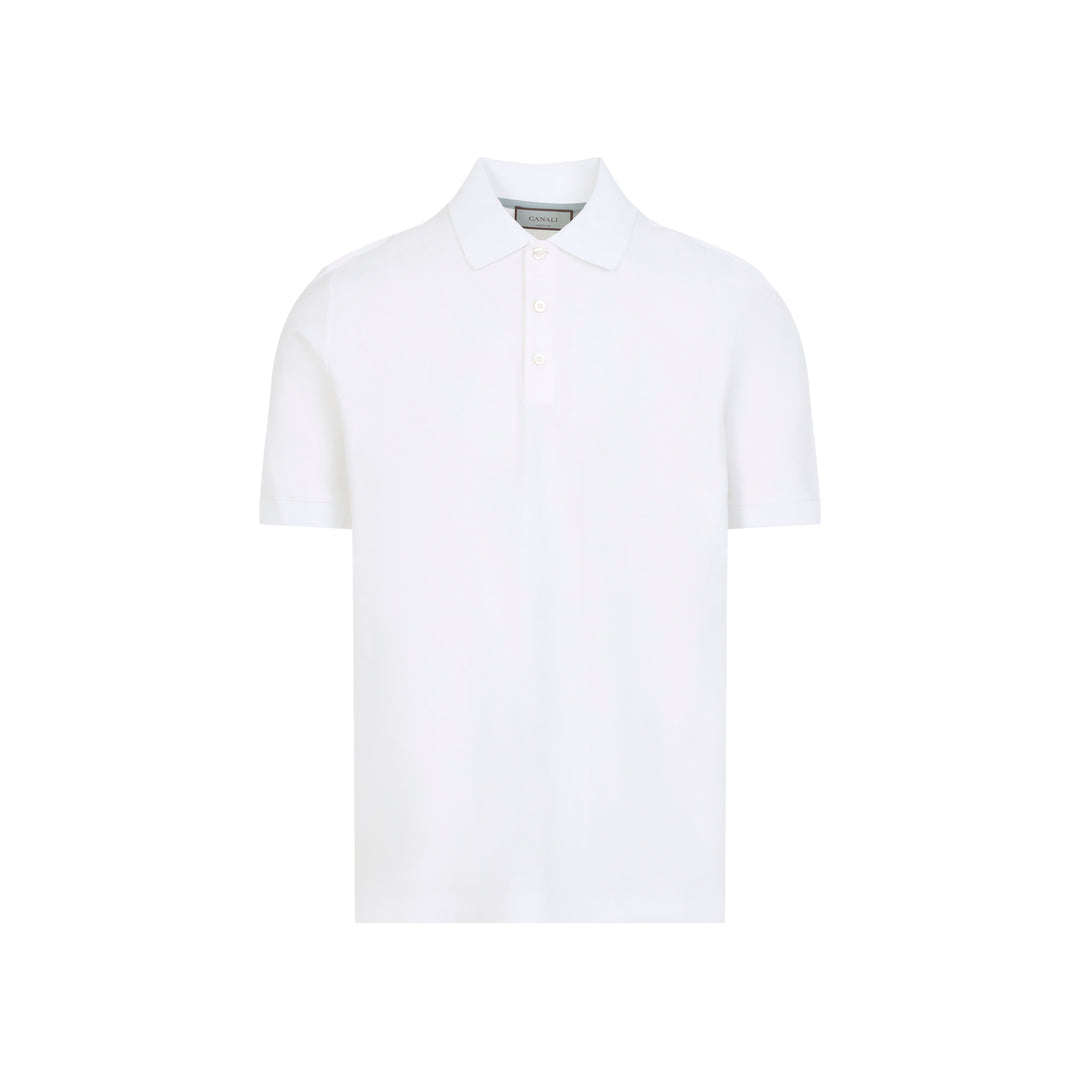 Canali Polo - Bianco | c8135c40fbfc791b75a839cc377f51df1a0bb0c0
