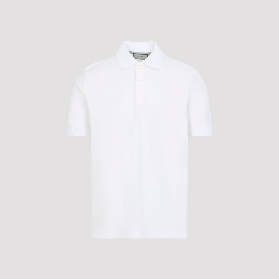 Canali Polo - Bianco | a66f43b30c357580dc5c3e1620d0776dceef74b8