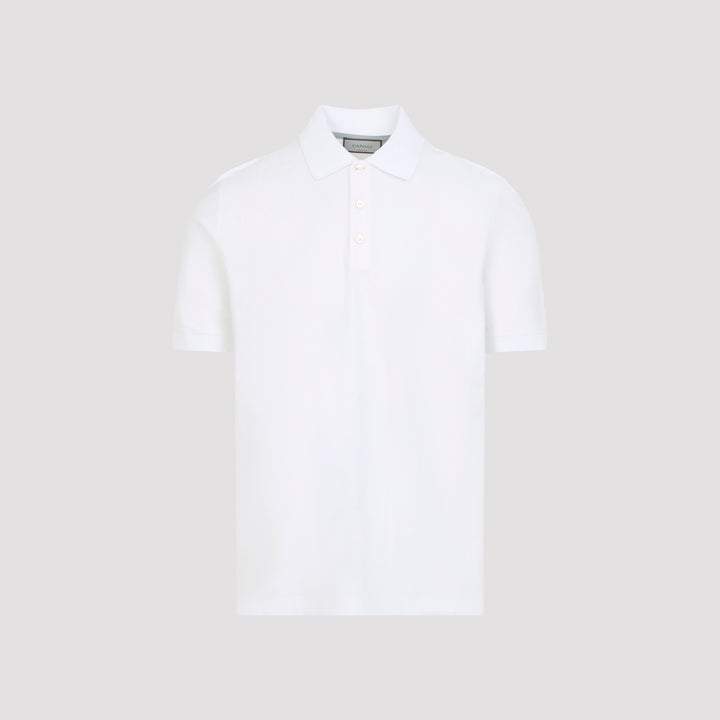 Canali Polo - Bianco | a66f43b30c357580dc5c3e1620d0776dceef74b8