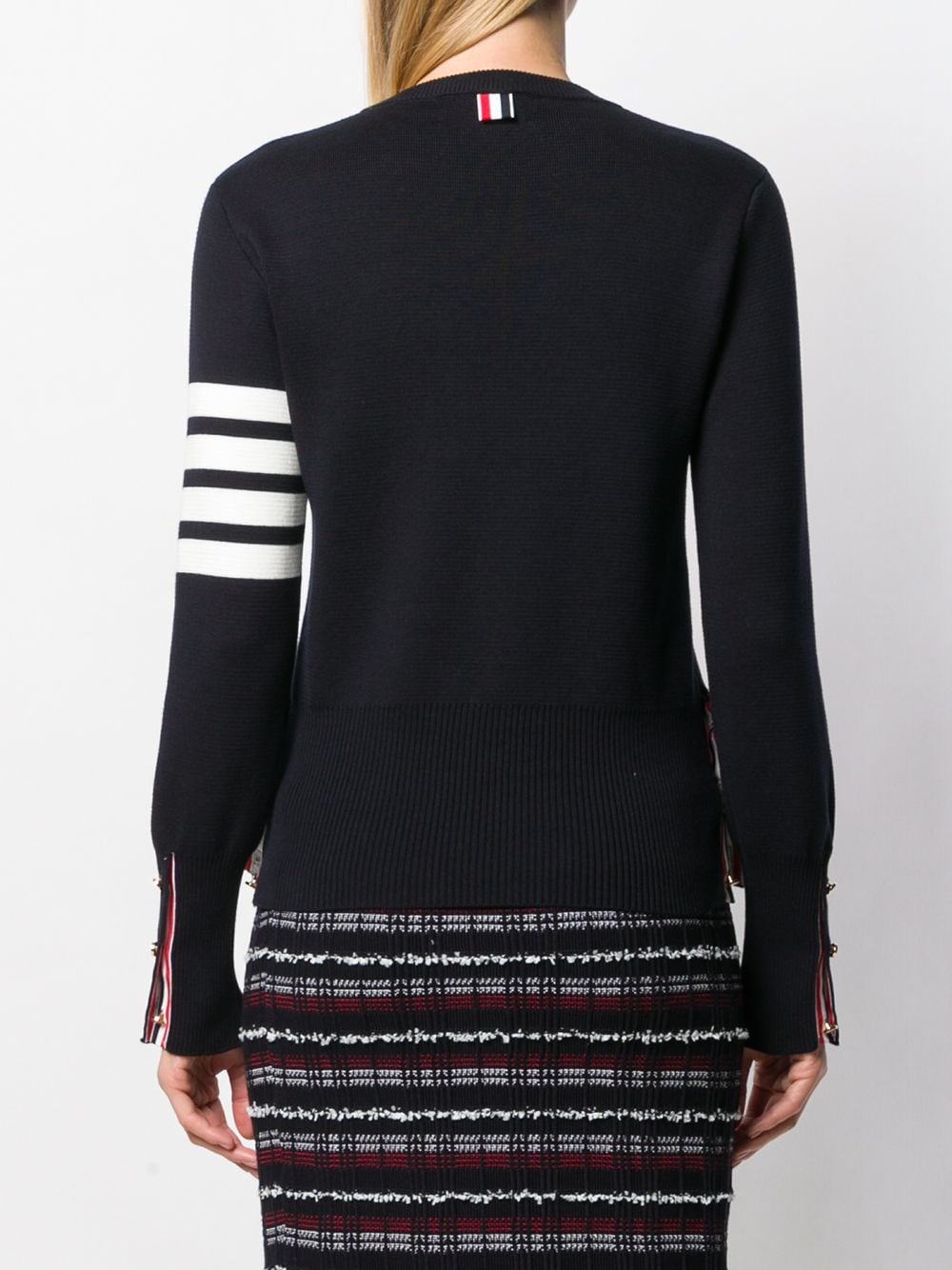Thom Browne Sweaters - Blue and green | 74417b8e63fb53c250ac43e5060985fdabb7442f