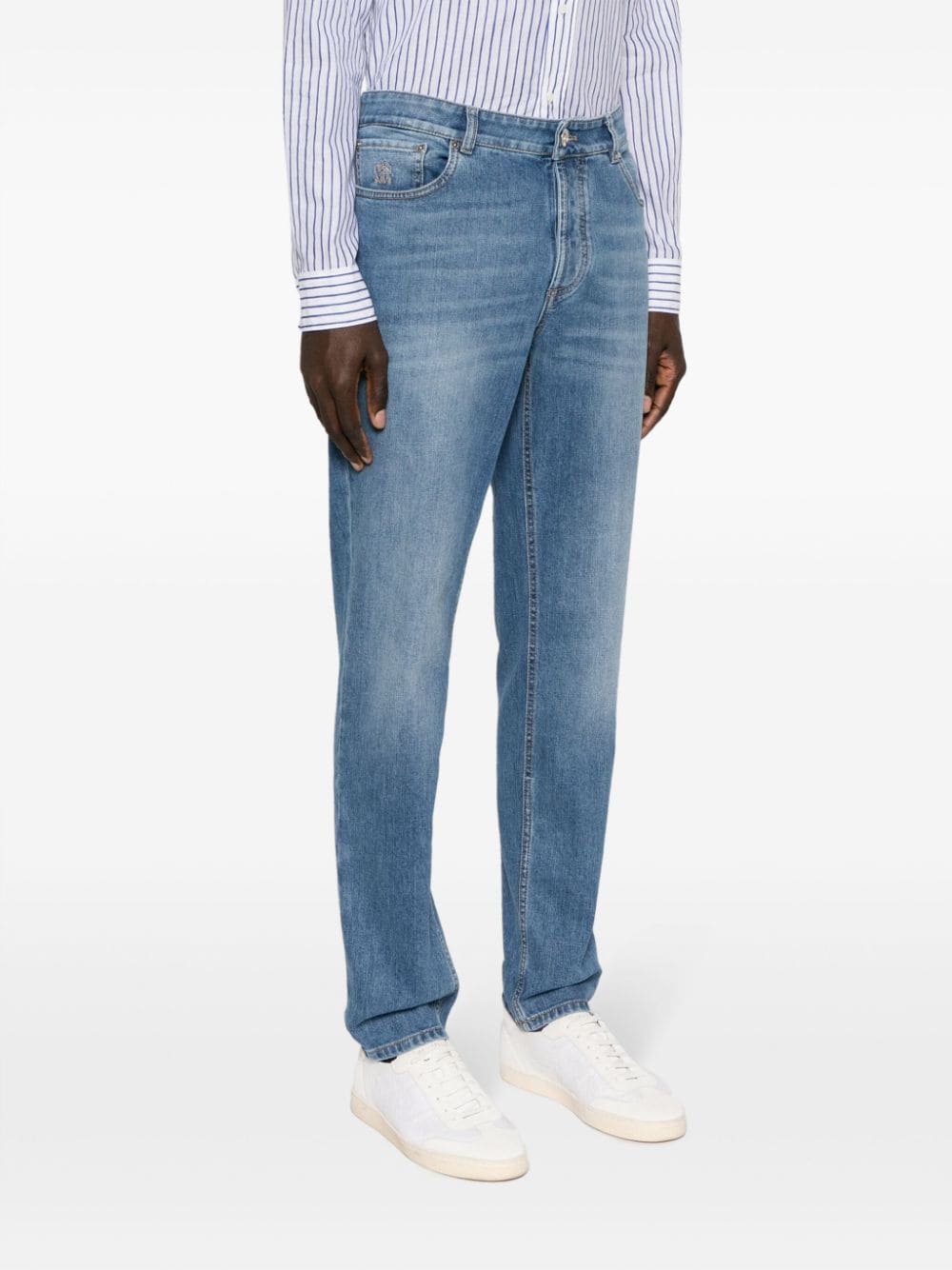 Brunello Cucinelli Jeans - Blu e verdi | c52b434642728cb2a836ffa620bc58f985f87a4d