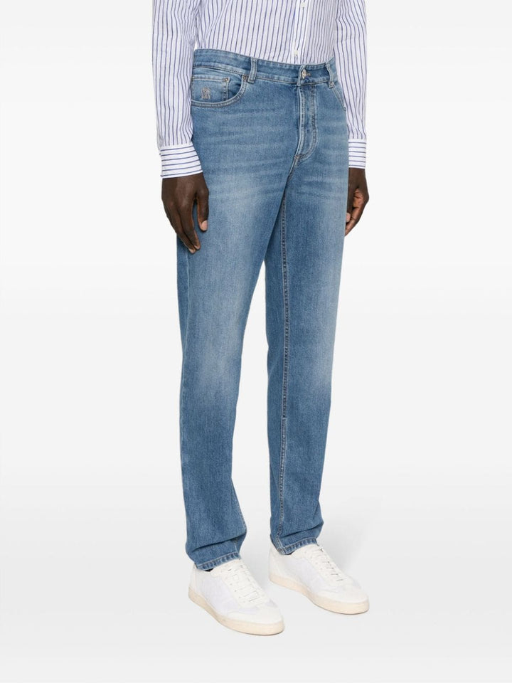 Brunello Cucinelli Jeans - Blu e verdi | c52b434642728cb2a836ffa620bc58f985f87a4d