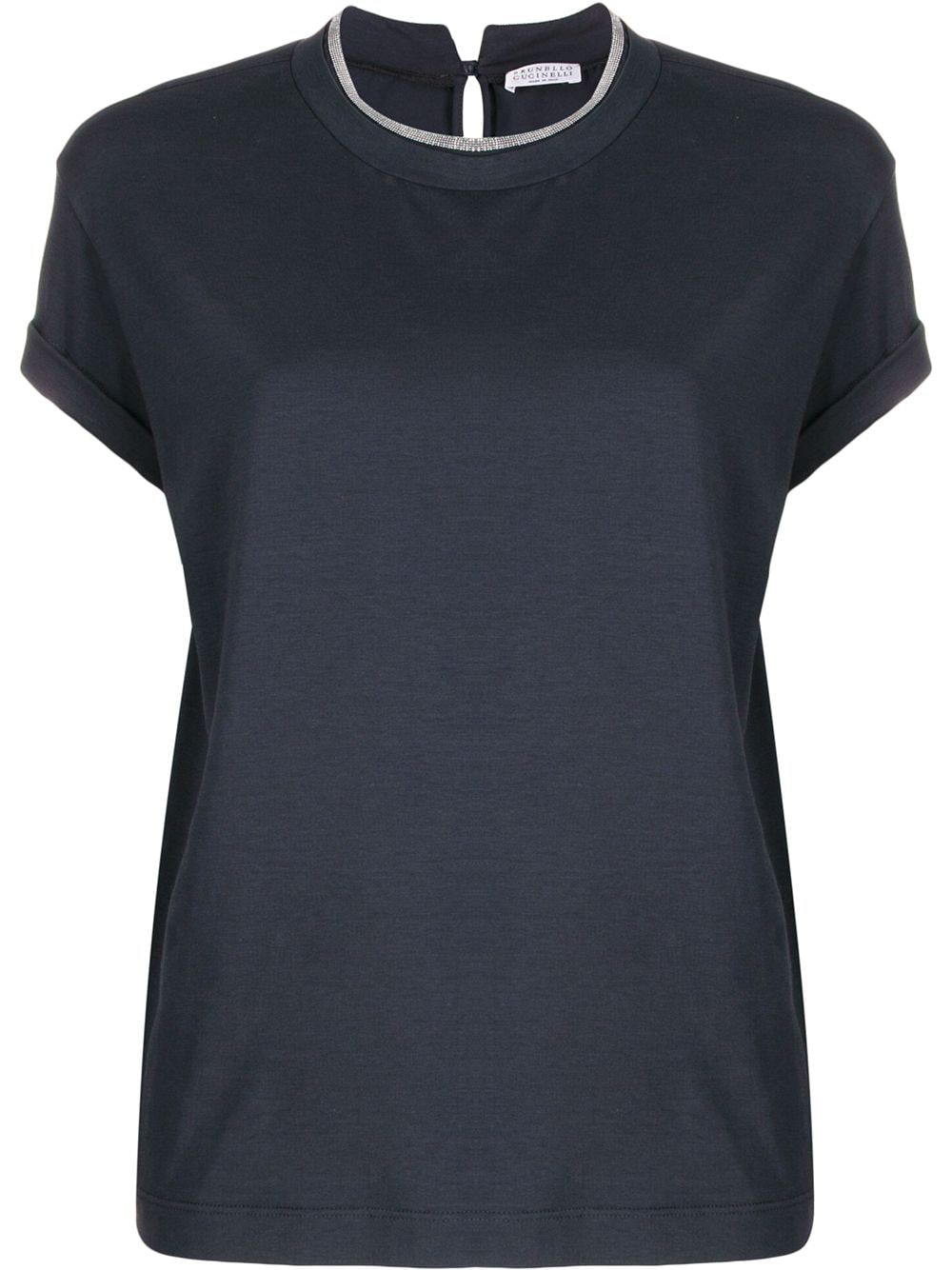 Brunello Cucinelli T-shirts and Polos - Blu e verdi | 039cfbd8776bcddd029f47de18f38c5870965f61