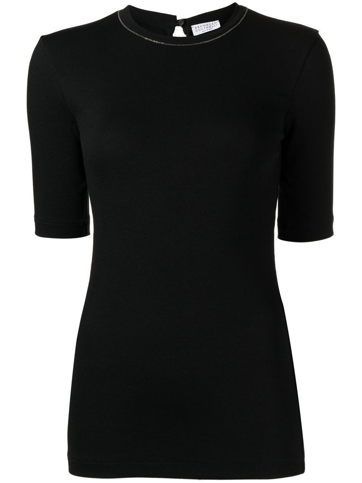 Brunello Cucinelli T-shirts and Polos - Neri e Grigi | 12233560ecd8c0353e17e14d96638921609ce7bd