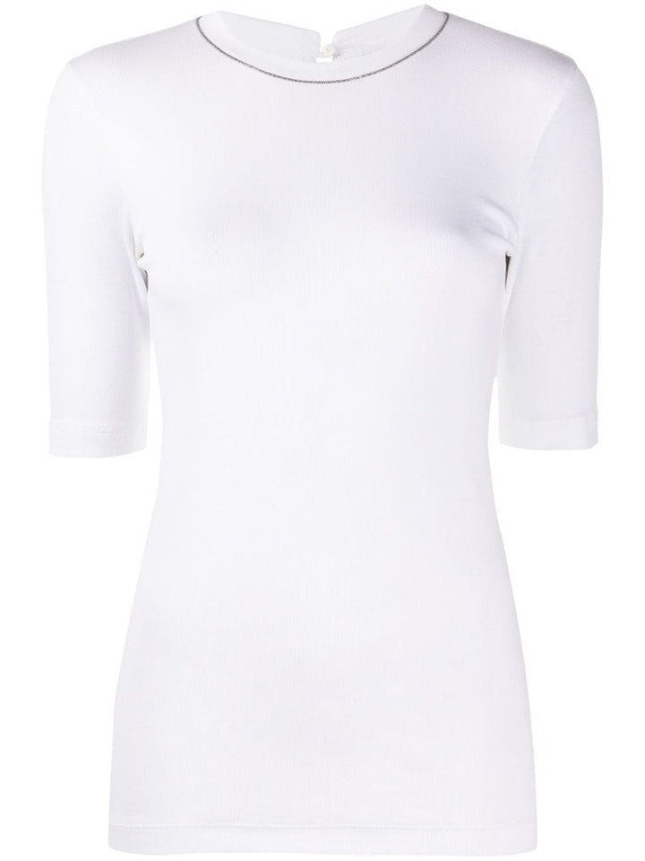 Brunello Cucinelli T-shirts and Polos - Chiari e Naturali | 211912ccd2ae5ddffa22efff45057d9fbac35b16