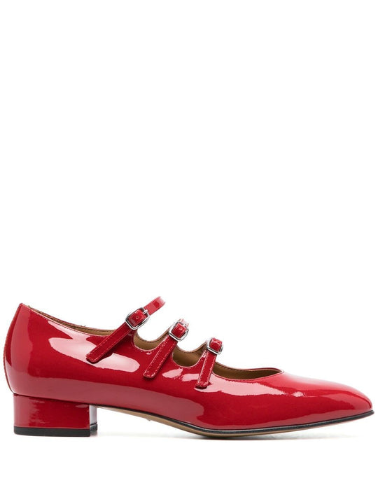 Ariana Patent Leather Mary Janes Ballet Flats