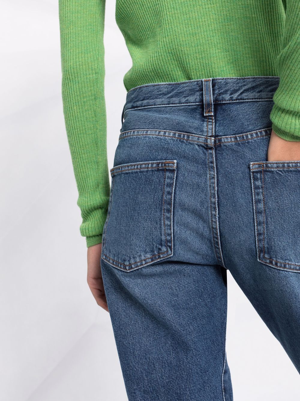 Toteme Pre Jeans - Blue and green | c22a3665048e1eb8b14f704fcd5dd1890bd94386