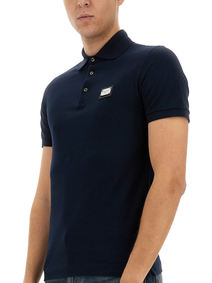 Dolce & Gabbana Polo - Blu | Wanan Luxury