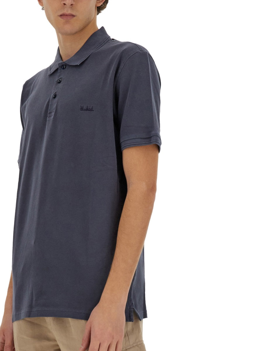 Woolrich Polo - Blu | Wanan Luxury