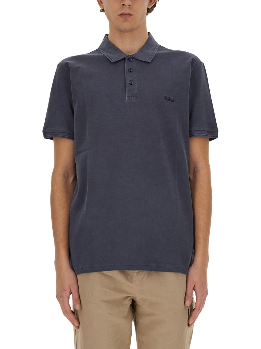 Woolrich Polo - Blu | Wanan Luxury
