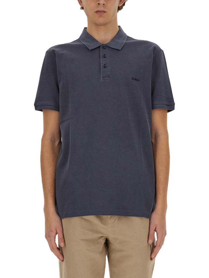Woolrich Polo - Blu | Wanan Luxury