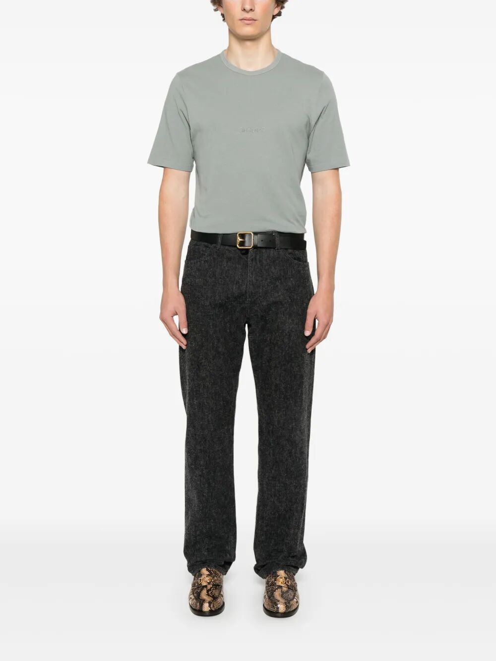 Saint Laurent Paris T-shirts - Grey | 620764a72a89f26d3f4340f9d930ba72eaa10cc6