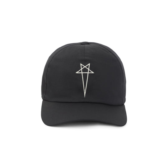 Black Cotton Baseball Cap