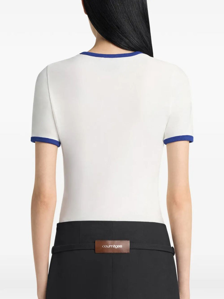 Courreges T-shirts - Bianco | 73cd00cb22c607ae99919eec5ef70ece6a217721