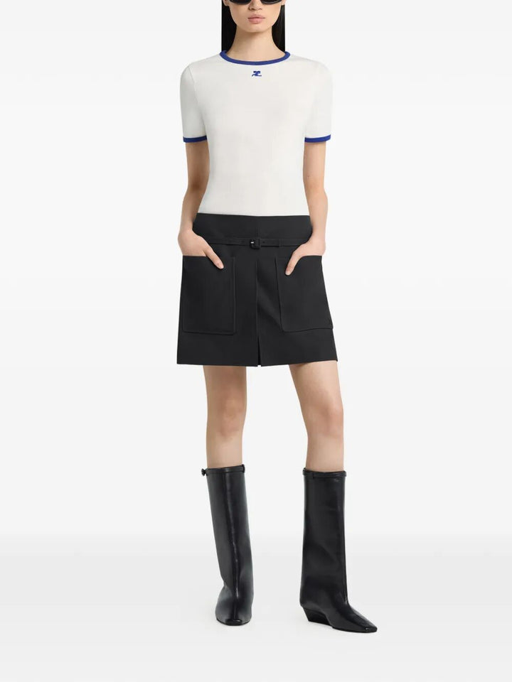 Courreges T-shirts - Bianco | 7604bcc96774b6acbb4ae271c1b0fedc67aa1052