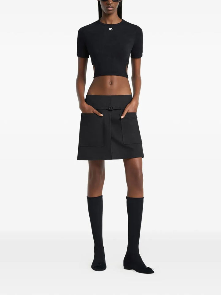 Courreges T-shirts - Nero | aa0e20b32964a2b7746386807d791627489733de
