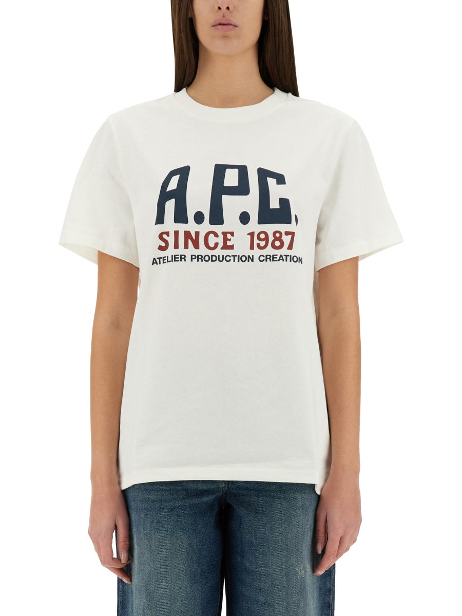 A.P.C. T shirt - Bianco | Wanan Luxury