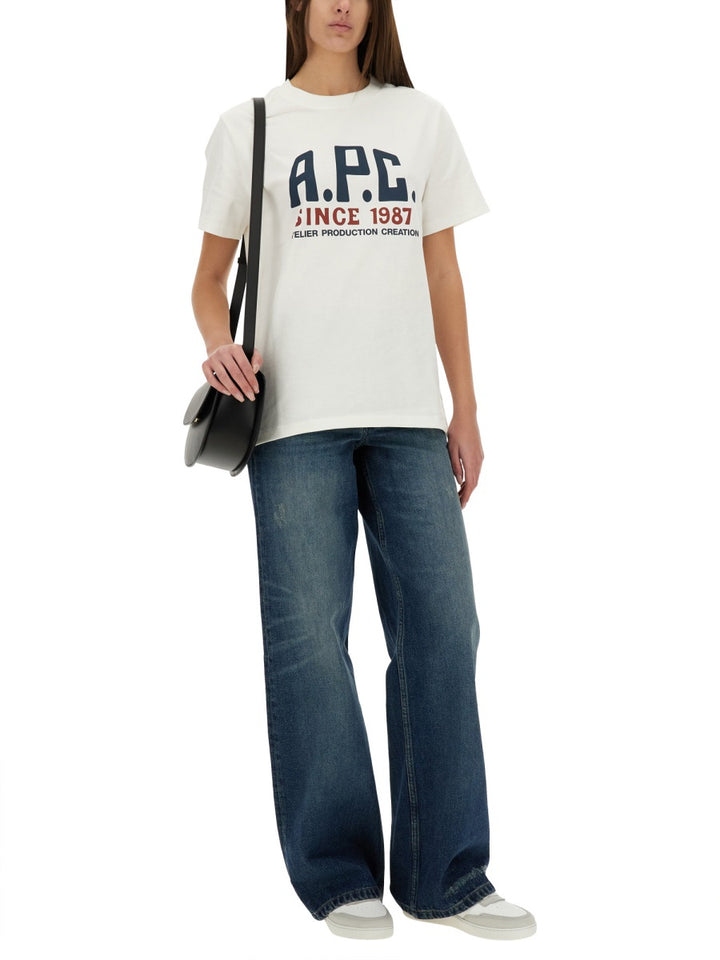 A.P.C. T shirt - Bianco | Wanan Luxury