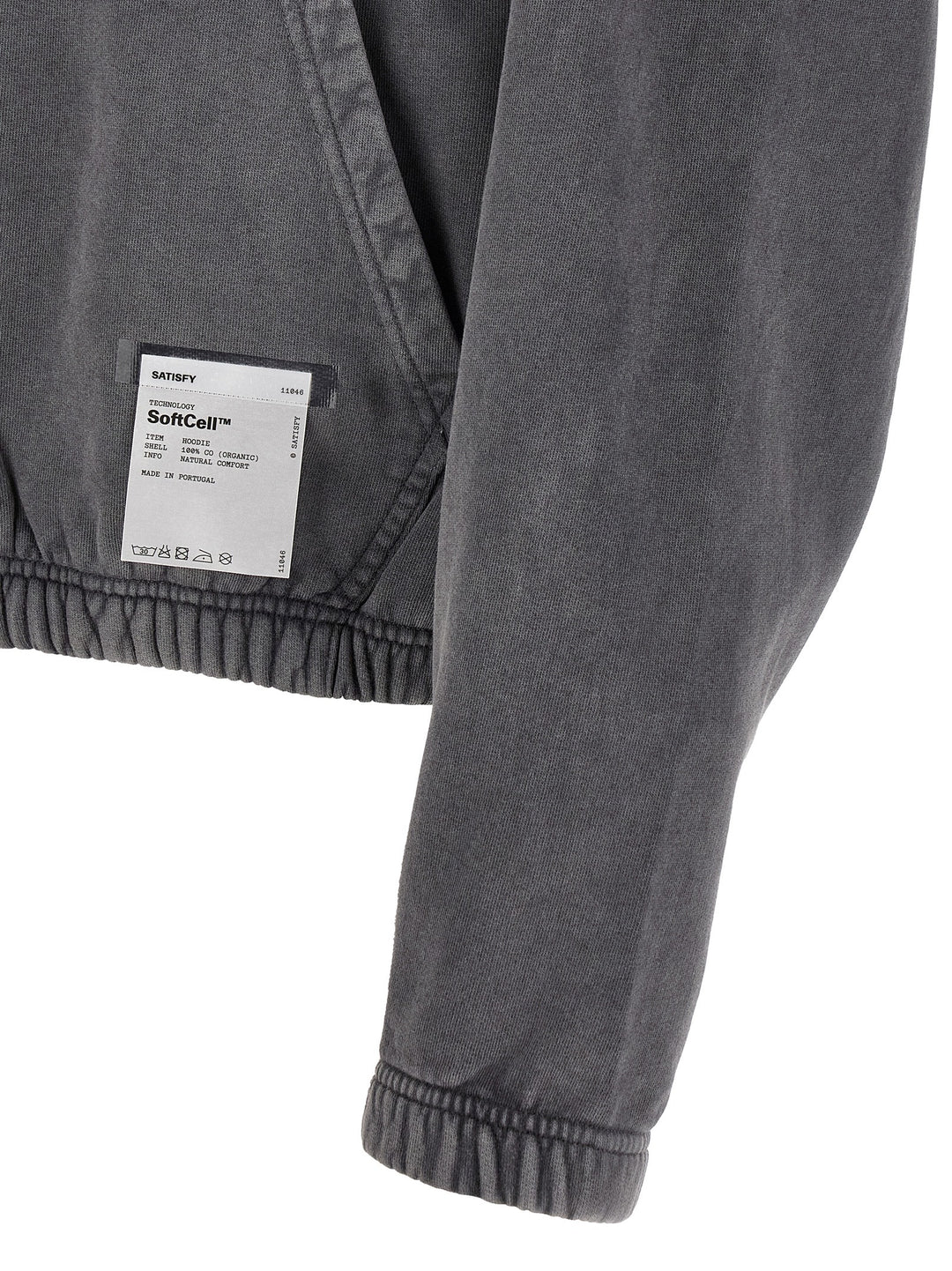 Satisfy Hoodie With Elastic Felpe - Grigio | bed90eaef66bff2d8158efaccf2f879448cdc12a
