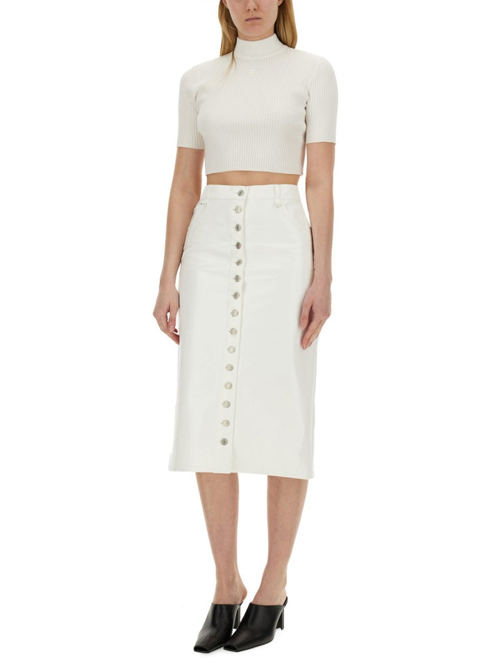 Courrèges Top - Bianco | Wanan Luxury