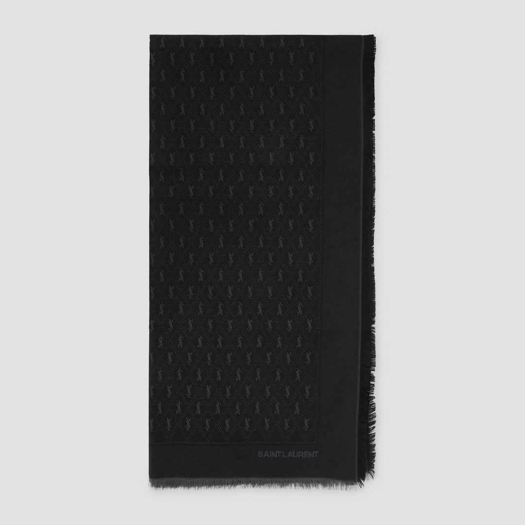Saint Laurent Scarves - Nero | 67c23287d7fd737b3e3ae9028fe82d20c73f7530