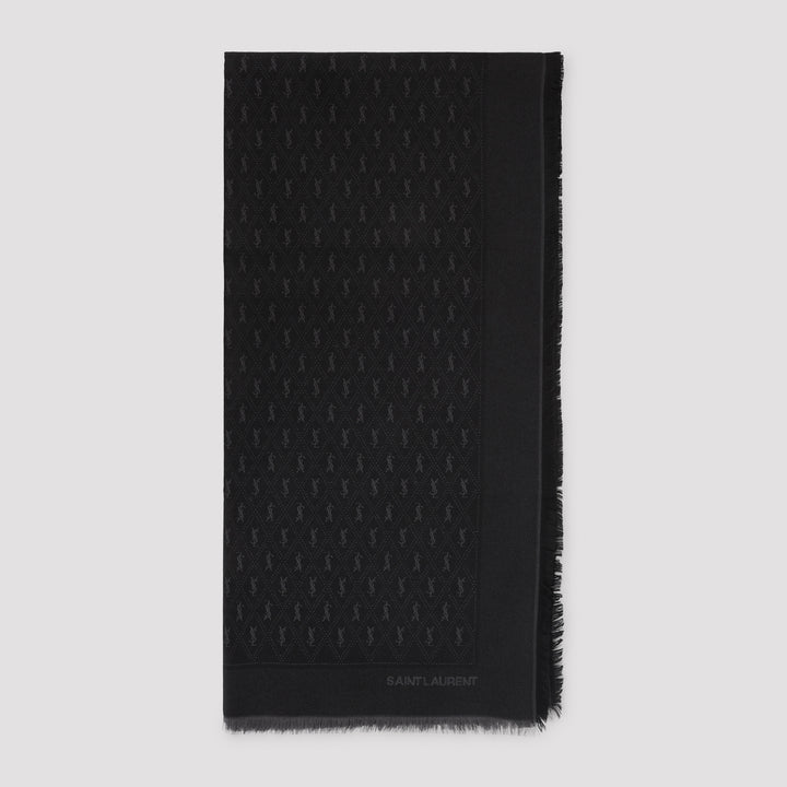 Saint Laurent Scarves - Nero | 67c23287d7fd737b3e3ae9028fe82d20c73f7530