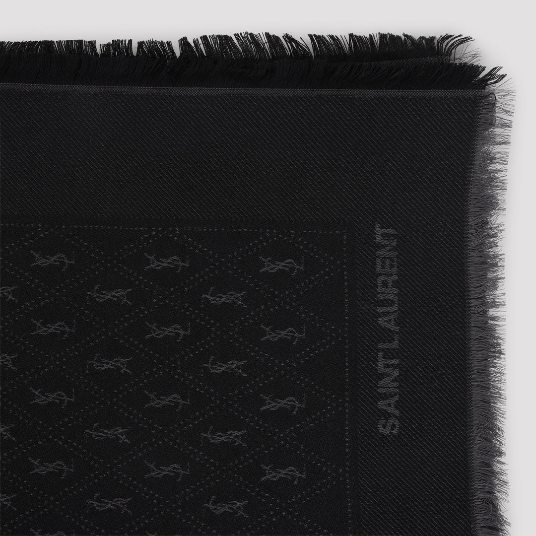 Saint Laurent Scarves - Nero | b07cbd2d2ff741d9ba1c10fa921cc7169df20bb8