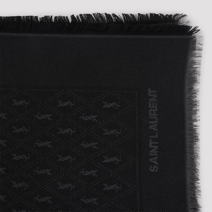 Saint Laurent Scarves - Nero | b07cbd2d2ff741d9ba1c10fa921cc7169df20bb8