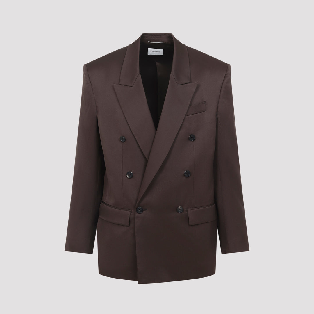 Saint Laurent Giacche - Marrone | d65a36cc8f8053644e6f820a680ae9ba11d031ae