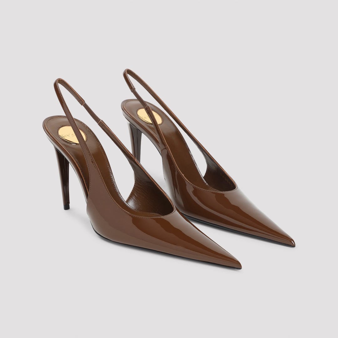 Saint Laurent Decollete - Marrone | 2d96f519e318f3e541cfca6cc70c18d515d28a67