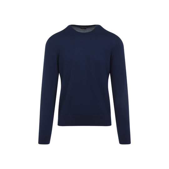 Blue Wool Sweater