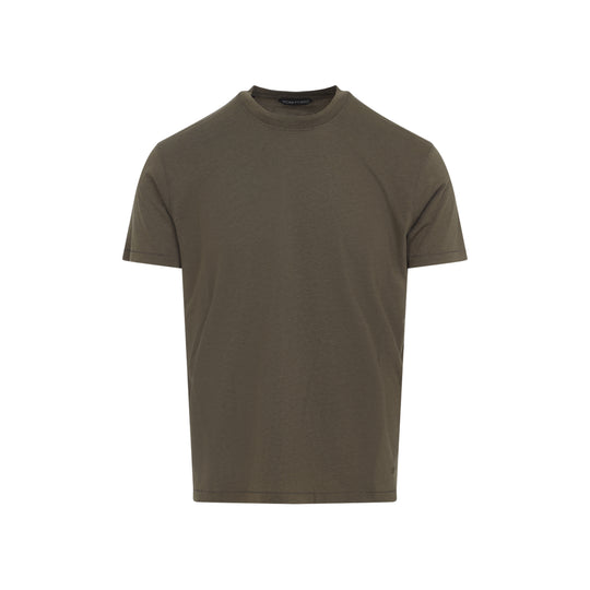 Military Green Lyocell T-Shirt
