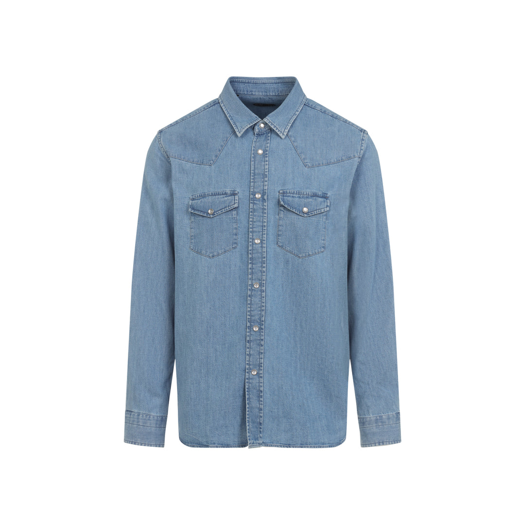 Tom Ford Shirts - Blu | ca8ed4bf136e3d51b228313beacafada8b15acf7