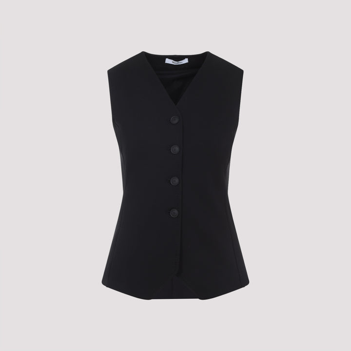 Max Mara Gilet - Nero | b0bac2882810bf336b86e6a65474165da646e4c2