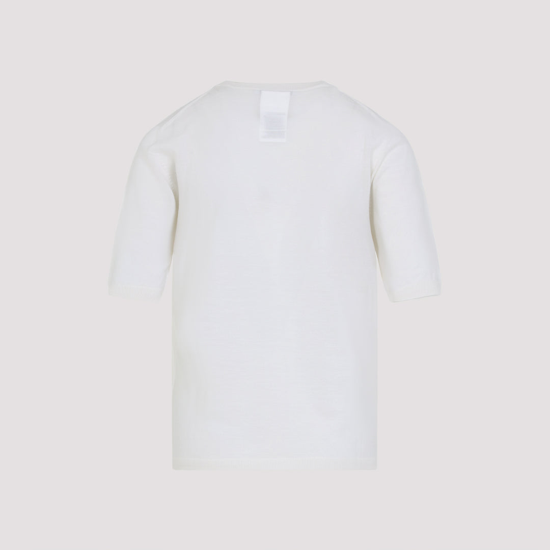 Max Mara Round neck - Bianco | 9aee530dfd1a55eb071e17fda6b737b47b63395f