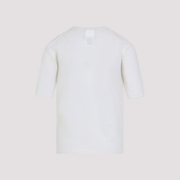 Max Mara Round neck - Bianco | 9aee530dfd1a55eb071e17fda6b737b47b63395f