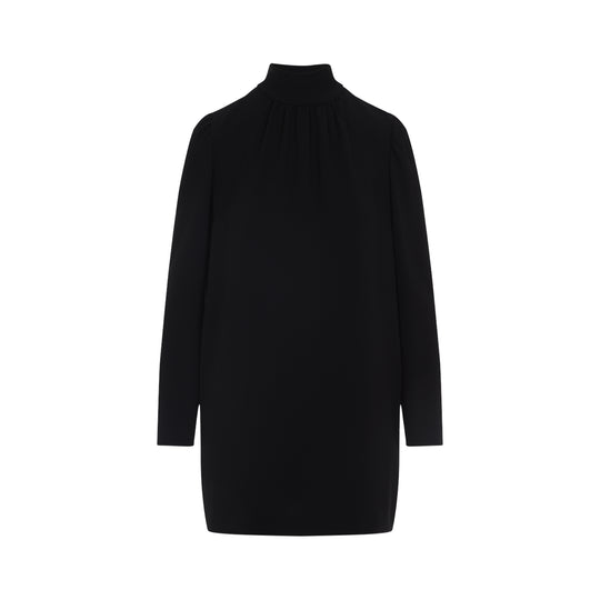 Black Triacetate Embassy Mini Dress
