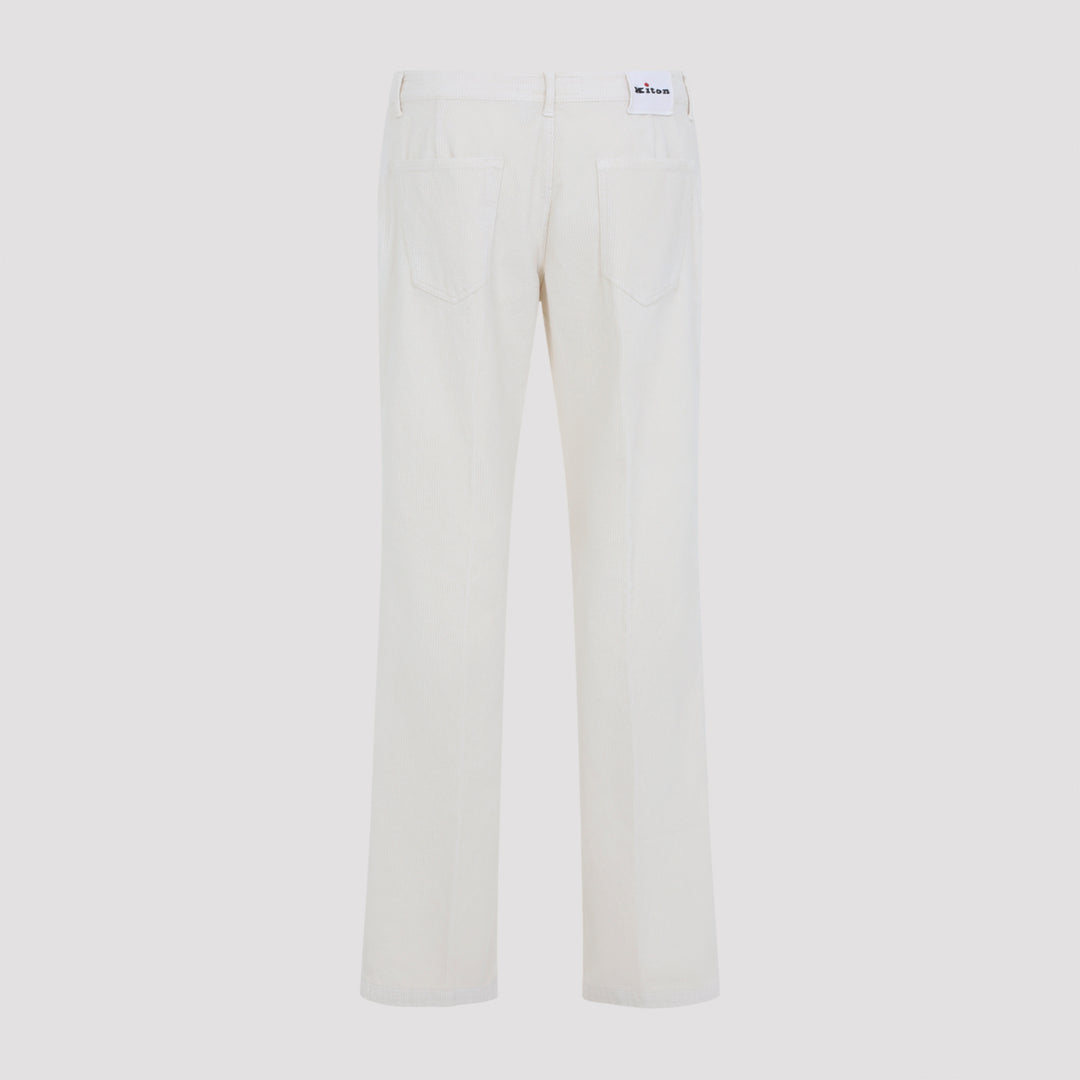 Kiton Regular & straight leg - Bianco | b7cf8f3bd955d66c349d8f4cf559d7a0a47d6c96