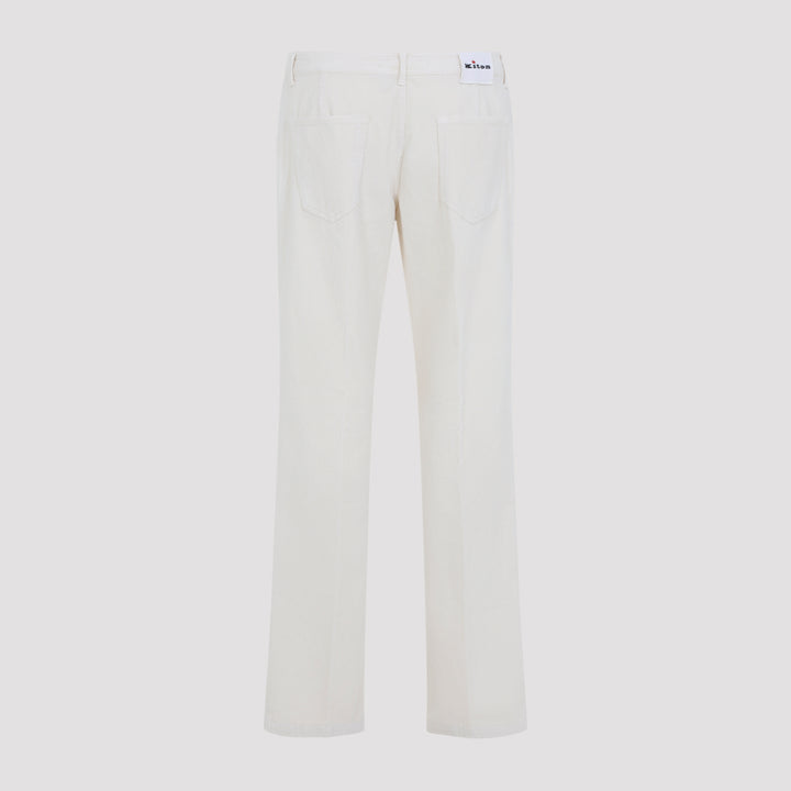 Kiton Regular & straight leg - Bianco | b7cf8f3bd955d66c349d8f4cf559d7a0a47d6c96