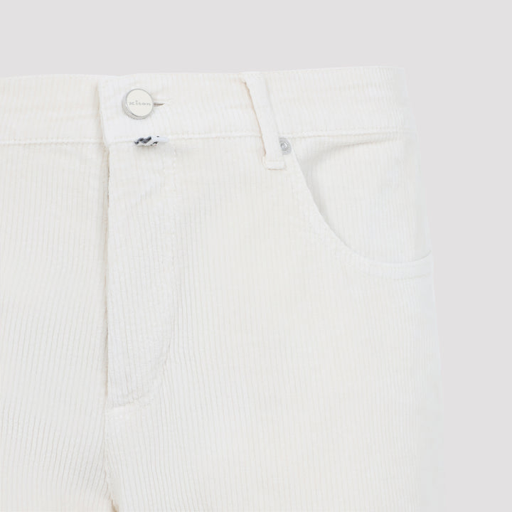 Kiton Regular & straight leg - Bianco | b8adef0258ab0f0e4b2fed4d6d592176a53145e7
