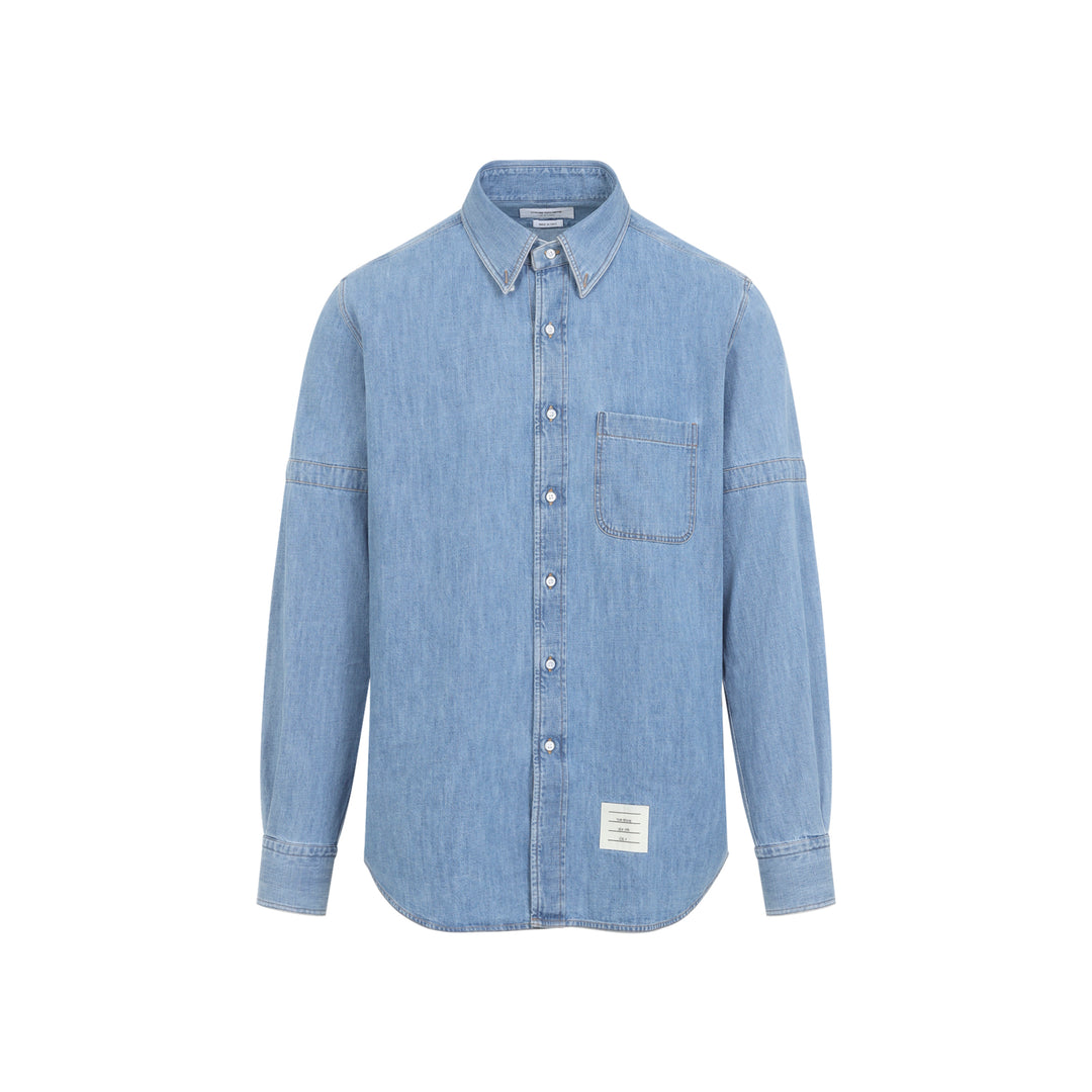 Thom Browne Shirts - Blu | f3c9f9c6a4bdf94b7a245d7959c1764922680c98