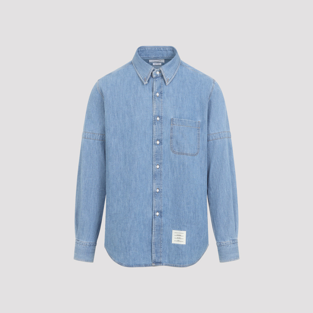 Thom Browne Shirts - Blu | c1e01e81dc0c4caa26bd625b308c863eea1de8ee