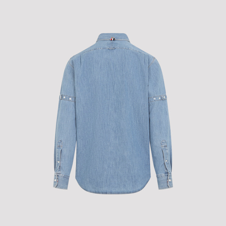 Thom Browne Shirts - Blu | 3bf0e0365184a2dec04b15183c94c13031b8f2ea