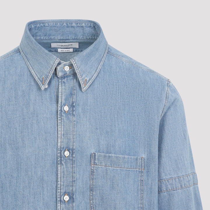 Thom Browne Shirts - Blu | 6117525da991de0a4468440fb6c6cbf1e6f50c1c