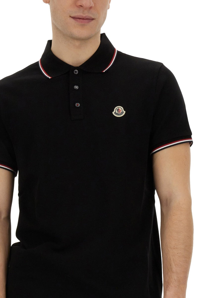 Moncler Polo - Nero | Wanan Luxury